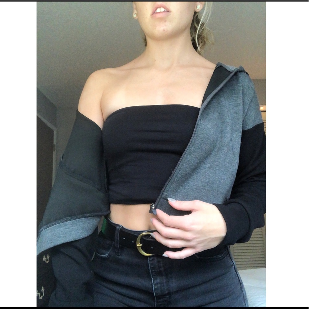 Gymshark Cropped Colorblock Hoodie